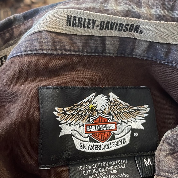 Harley-Davidson Men’s Long Sleeve Button Down Long Sleeve Shirt. Size Medium - Picture 9 of 9